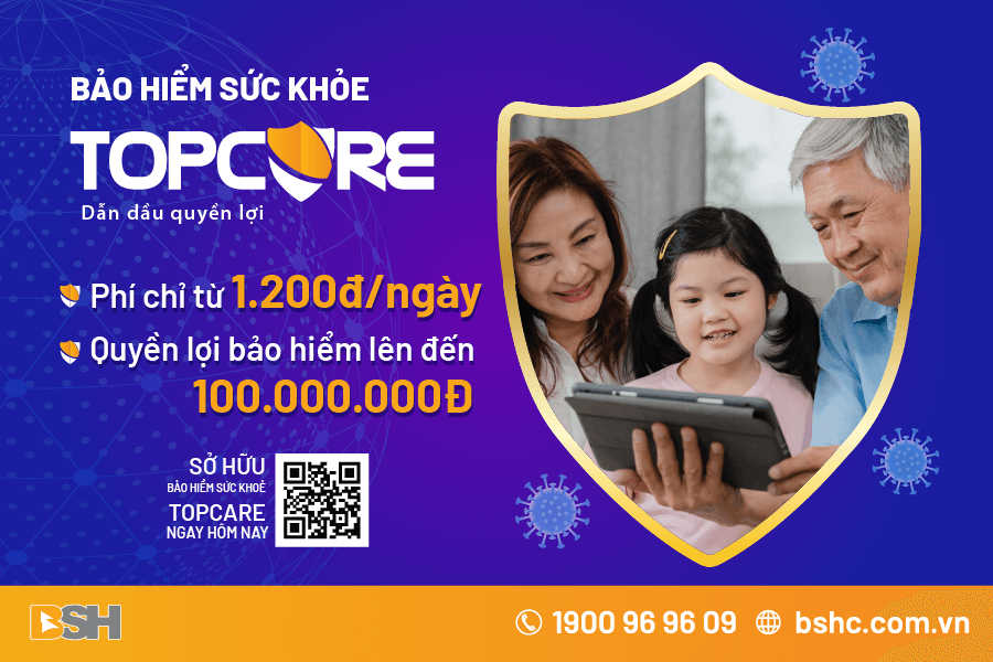 bảo hiểm sức khỏe topcare