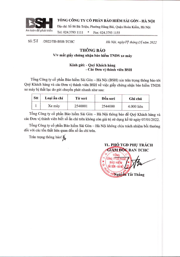 57 Thong bao mat GCNBH TNDS xe may 07 01 2021