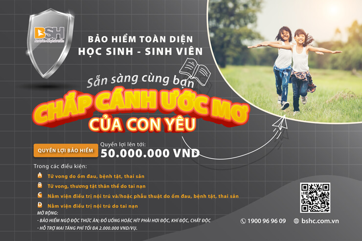 website 1Bao hiem Hoc Sinh Sinh vien Poster Poster