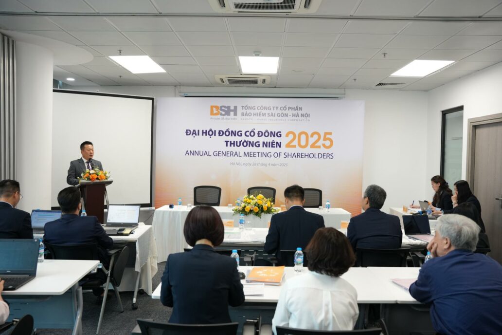 BẢO HIỂM BSH TỔ CHỨC THÀNH CÔNG ĐẠI HỘI ĐỒNG CỔ ĐÔNG THƯỜNG NIÊN 2025